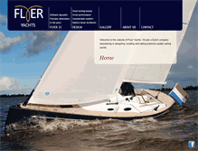 Tablet Screenshot of flyeryachts.nl